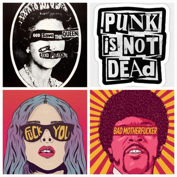 Sticker Pack PUNK - Прикольные товары - Магазин бонгов бонгшоп.рф